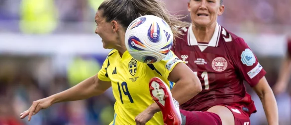 Dänemark und Katrine Veje hart bedrängt - © Martial Trezzini/KEYSTONE/dpa