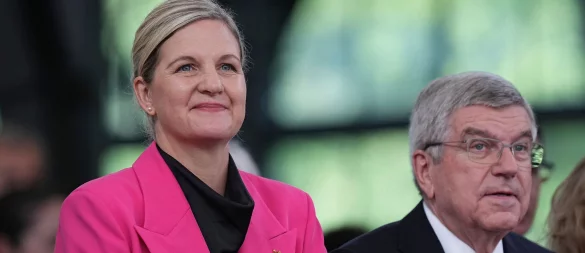 Kirsty Coventry löst Thomas Bach an der Spitze des IOC ab. - © Laurent Cipriani/AP/dpa