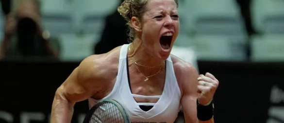 Doppelspezialistin Laura Siegemund will in der Weltgruppe bleiben. - © Andre Penner/AP