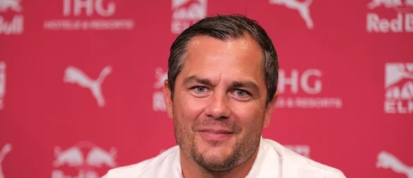 Marcel Schäfer, Geschäftsführer Sport bei RB Leipzig, plant einen umfassenden Neustart. - © Sebastian Willnow/dpa