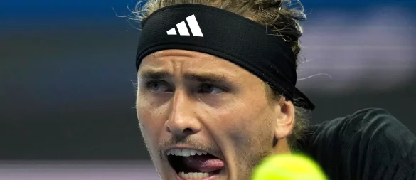 Alexander Zverev gewinnt souverän gegen den Italiener Lorenzo Sonego. - © Ng Han Guan/AP/dpa