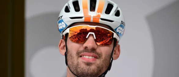Der deutsche Radprofi Niklas Märkl wird zum ersten Mal bei der Tour de France teilnehmen. - © Bernd Weißbrod/dpa