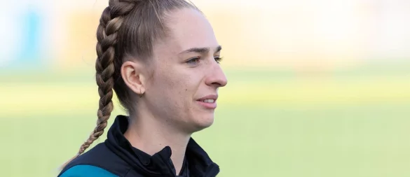 Frankfurts Sophia Kleinherne wechselt zum Bundesliga-Rivalen VfL Wolfsburg. - © Jürgen Kessler/dpa