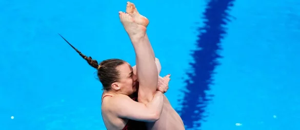 Lena Hentschel hat sich zur Rückkehr russischer Sportler auf die WM-Bühne geäußert. - © Hassan Ammar/AP/dpa