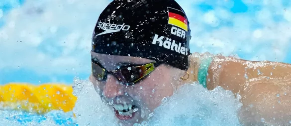 Angelina Köhler hat es in ihrem Halbfinale spannend gemacht. - © Vincent Thian/AP/dpa