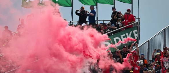 Erneut wurde auf dem Sachsenring ein Zuschauerrekord aufgestellt. - © Robert Michael/dpa