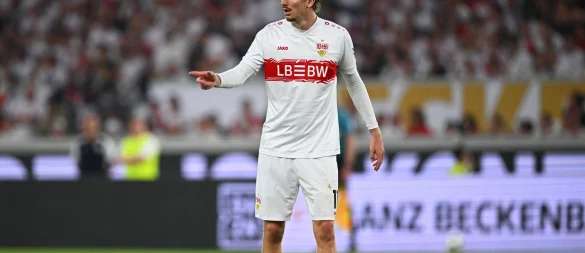 Umworben vom FC Bayern: Nick Woltemade bleibt wohl in Stuttgart. - © Tom Weller/dpa