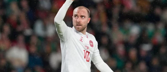 Der neue Wolfsburg-Spieler Christian Eriksen. - © Armando Franca/AP/dpa
