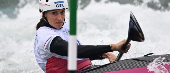 Ricarda Funk holt sich in Frankreich ihren ersten Weltcup-Sieg der Saison. - © Sebastian Kahnert/dpa