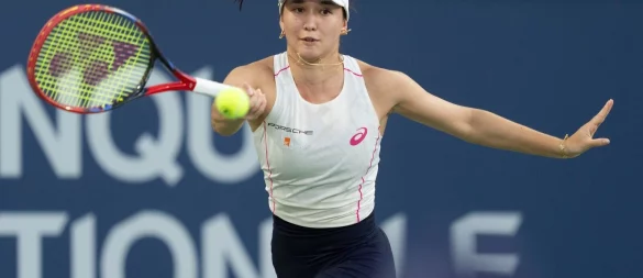 Eva Lys war im Duell mit Iga Swiatek ohne große Chance. - © Christinne Muschi/The Canadian Press/AP/dpa