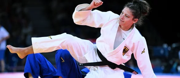 Miriam Butkereit erkämpfte in Budapest WM-Bronze. - © Marijan Murat/dpa