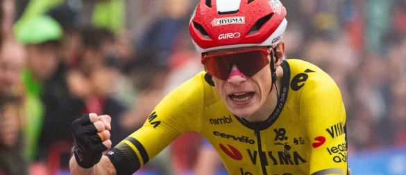 Jonas Vingegaard holt seinen zweiten Etappensieg bei der Vuelta. (Archivbild) - © Matteo Secci/ZUMA Press Wire/dpa