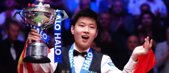 Zhao Xintong ist der erste Snooker-Weltmeister aus China. - © Mike Egerton/PA Wire/dpa