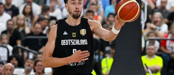 Franz Wagner und die deutschen Basketballer schlagen Spanien. - © Sven Hoppe/dpa