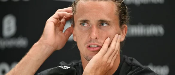 Schwierige Phase: Alexander Zverev gibt mentale Probleme preis. - © Marijan Murat/dpa