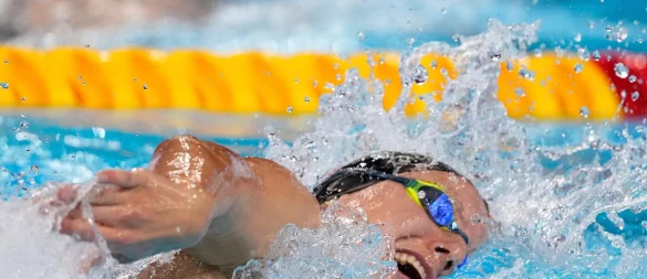 Isabel Gose ist ins WM-Finale geschwommen. - © Vincent Thian/AP/dpa
