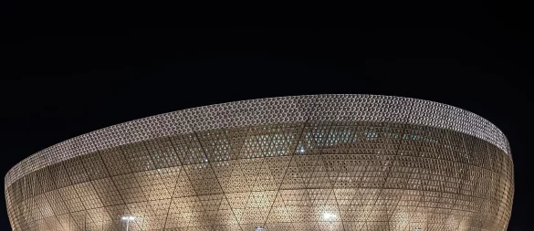 Bald wieder ein WM-Stadion? Katar interessiert sich mit seinem Lusail Stadion von der Weltmeisterschaft 2022 für die Ausrichtung der Club-WM 2029. - © Robert Michael/dpa