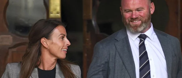 Seit dem Teenageralter sind Coleen und Wayne Rooney ein Paar. Der Ex-Stürmer, der mit Alkoholproblemen kämpfte, sagt: «Wenn sie nicht gewesen wäre, wäre ich tot.» - © Yui Mok/PA Wire/dpa