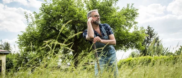 Wer eine Grünfläche im Garten haben will, hat viele Optionen: Rasen, Wiese - oder Kräuterrasen. - © Christin Klose/dpa-tmn