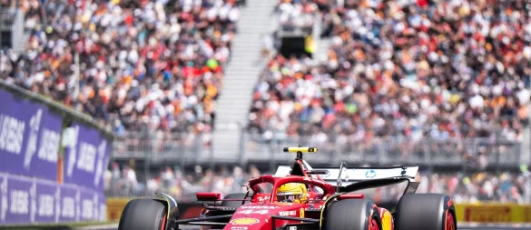 Lewis Hamilton auf der Strecke in Kanada. - © Christopher Katsarov/The Canadian Press/AP/dpa