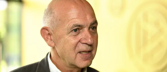 DFB-Präsident Bernd Neuendorf stellte die Initiative vor. (Archivbild) - © Ardavan Safari/dpa