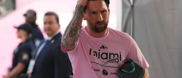 Hatte keinen Grund zur Freude: Lionel Messi. - © Lynne Sladky/AP/dpa