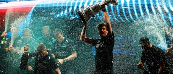 Der 38. America\\\'s Cup wird 2027 vor Neapel ausgetragen. - © Joan Monfort/AP/dpa