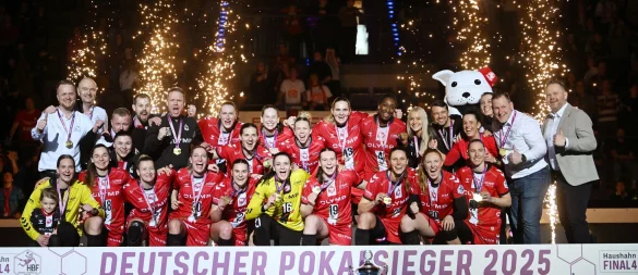 Der deutsche Handball-Meister HB Ludwigsburg steht vor einer ungewissen Zukunft. - © Marijan Murat/dpa