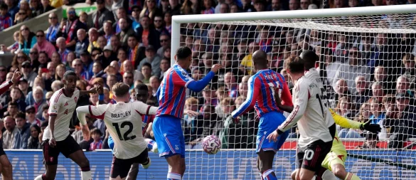 Ismaila Sarr erzielte für Crystal Palace das 1:0 gegen den FC Liverpool. - © Jonathan Brady/PA Wire/dpa