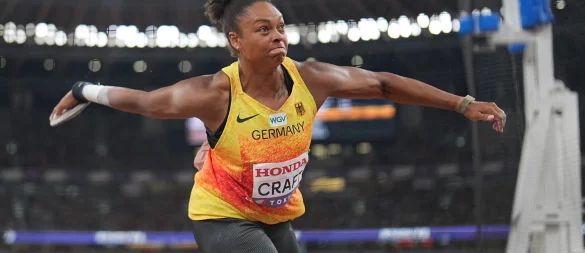 Diskuswerferin Shanice Craft hat eine WM-Medaille verpasst. - © Michael Kappeler/dpa