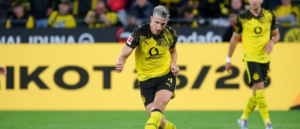 Nico Schlotterbeck ist auch wegen seiner Pässe für den BVB wichtig. - © Bernd Thissen/dpa