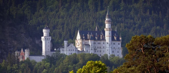 Schloss Neuschwanstein könnte schon bald zum Weltkulturerbe erklärt werden (Archivbild). - © Karl-Josef Hildenbrand/dpa