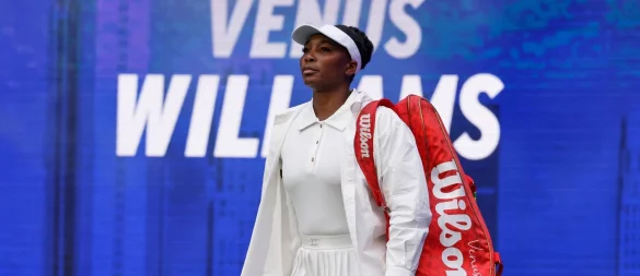 28 Jahre nach ihrem Debüt war Venus Williams zum 25. Mal bei den US Open dabei. - © Adam Hunger/AP/dpa