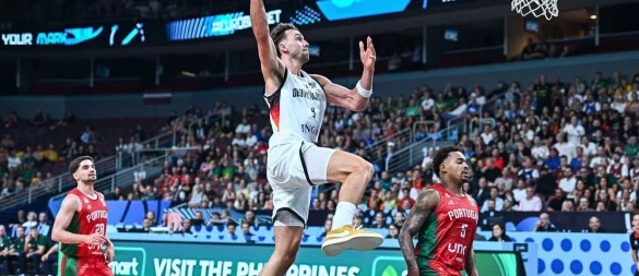 Franz Wagner und die deutschen Basketballer können bei der EM nicht umziehen. - © Stefanos Kyriazis/LiveMedia-IPA/ZUMA Press Wire/dpa