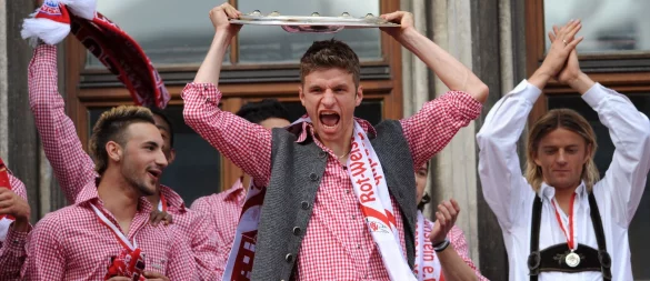 Thomas Müller feierte dauerhaft Titel mit dem FC Bayern. - © picture alliance / dpa