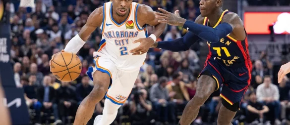 Shai Gilgeous-Alexander wurde mit großem Vorsprung zum MVP der NBA gewählt. - © Benjamin Fanjoy/AP/dpa