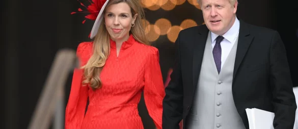 Das Paar 2022 - mittlerweile hat es vier gemeinsame Kinder. - © Daniel Leal/PA Wire/dpa