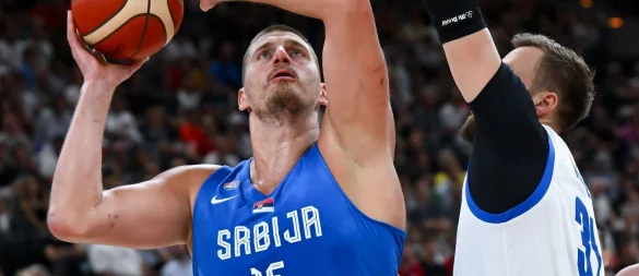 Nikola Jokic will Serbien zu EM-Gold führen. - © Sven Hoppe/dpa