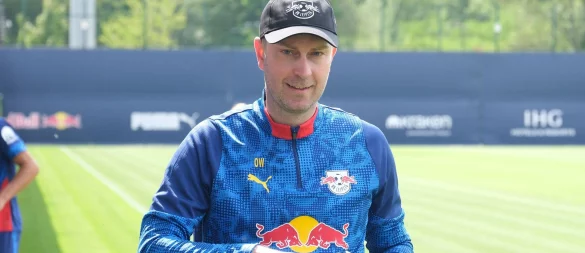 Ole Werner sucht den Kontakt zu RB-Fußball-Chef Jürgen Klopp - © Sebastian Willnow/dpa