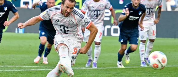 Bayern-Torjäger Harry Kane ist American-Football-Fan - Kickt er irgendwann sogar selbst den Ball in der NFL? - © Uwe Anspach/dpa