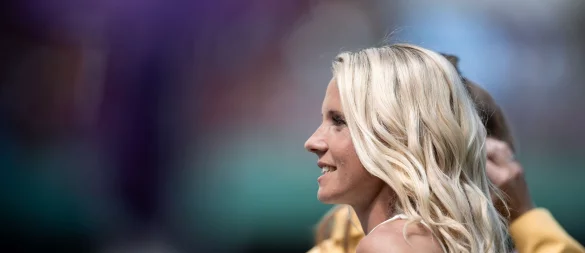 Ex-Fußballerin Julia Simic berichtet von sexueller Belästigung - © Fabian Strauch/dpa