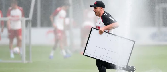 Lukas Kwasniok bringt beim 1. FC Köln frischen Wind. - © Marius Becker/dpa