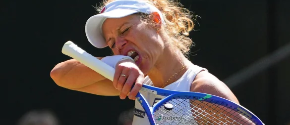 Laura Siegemund reist enttäuscht, aber auch stolz aus London ab. - © Kirsty Wigglesworth/AP/dpa