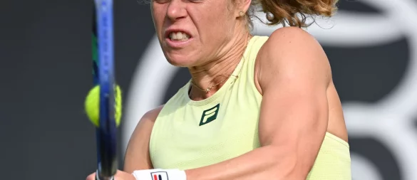 Laura Siegemund ist beim Turnier in Bad Homburg bereits ausgeschieden. - © Arne Dedert/dpa