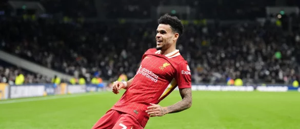 Auf dem Weg nach München?: Die Bayern stehen wegen Luis Díaz vor Verhandlungen mit Liverpool. - © Adam Davy/PA Wire/dpa