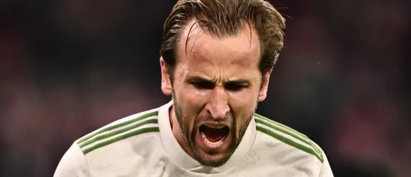 100 Tore in 104 Pflichtspielen für den FC Bayern: Harry Kane feiert seinen Rekord. - © Harry Langer/dpa