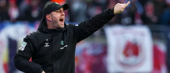 Werders ehemaliger Trainer Ole Werner verhandelt gerade mit RB Leipzig. - © Jan Woitas/dpa
