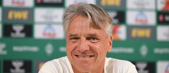 In Bremen und in der Bundesliga angekommen: Werders neuer Trainer Horst Steffen. - © ---/dpa