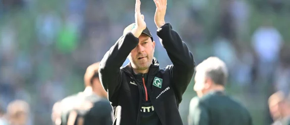 Hört bei Werder Bremen auf: Trainer Ole Werner. - © Carmen Jaspersen/dpa