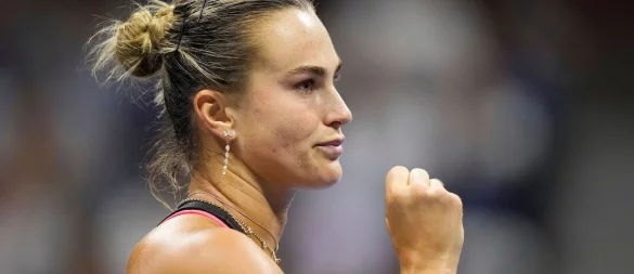 Tennisspielerin Aryna Sabalenka will sich mit Nick Kyrgios messen. - © Frank Franklin/AP/dpa